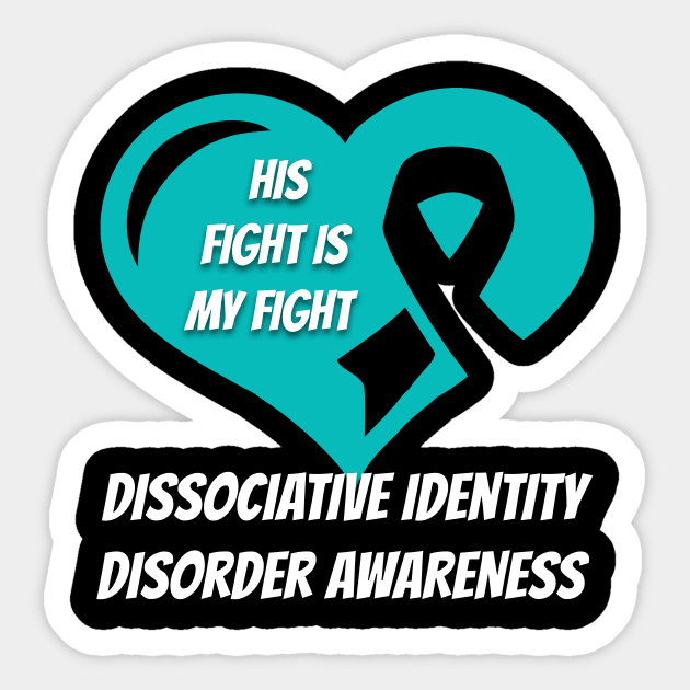 Dissociative Identity Disorder Sticker by mikevdv2001